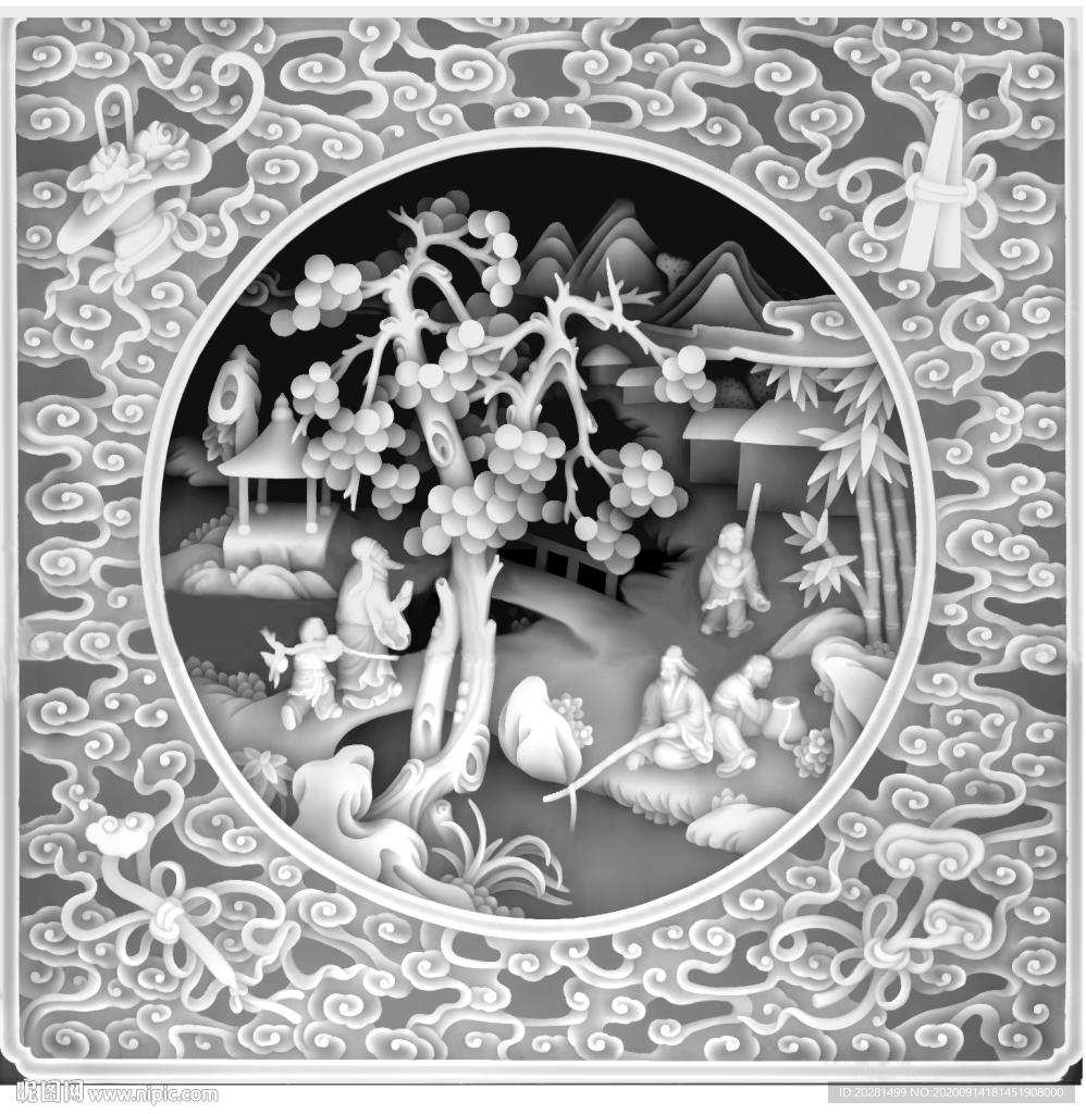 山水人物