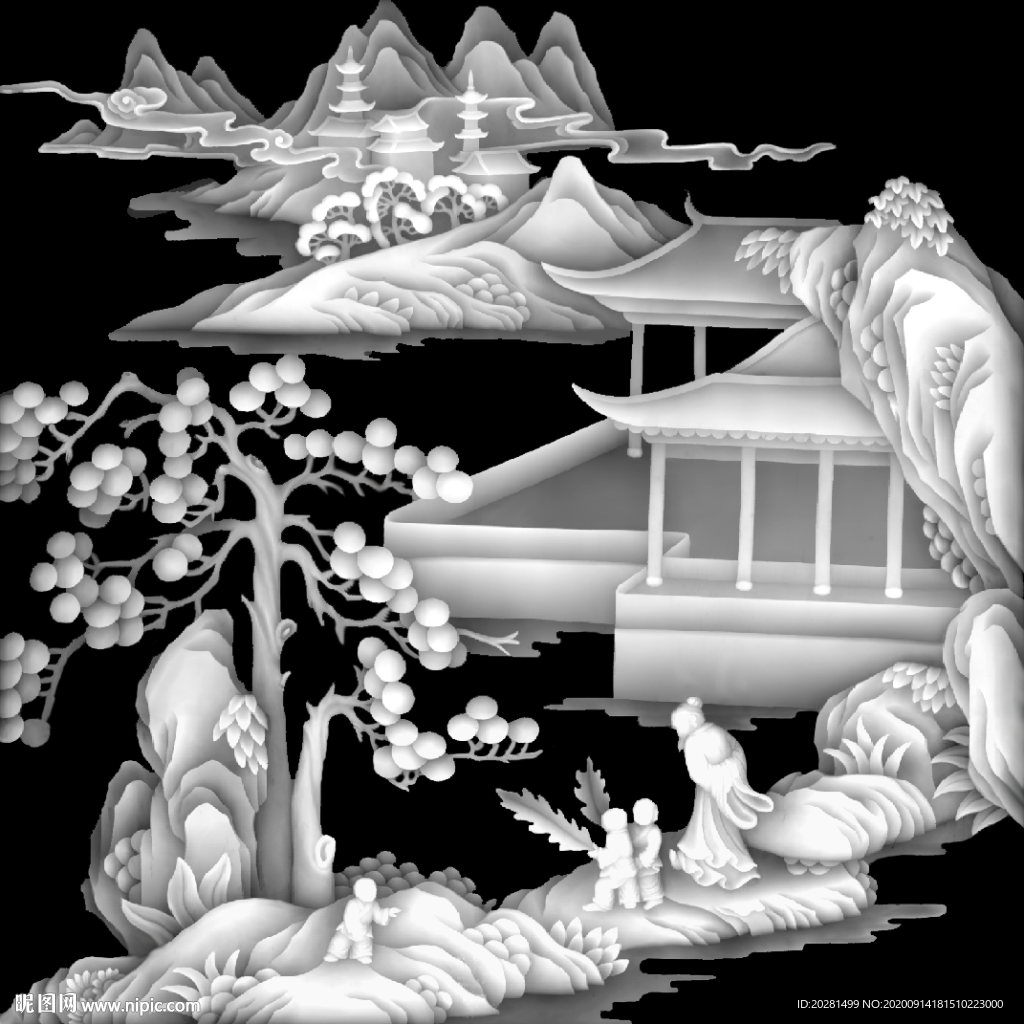 山水人物