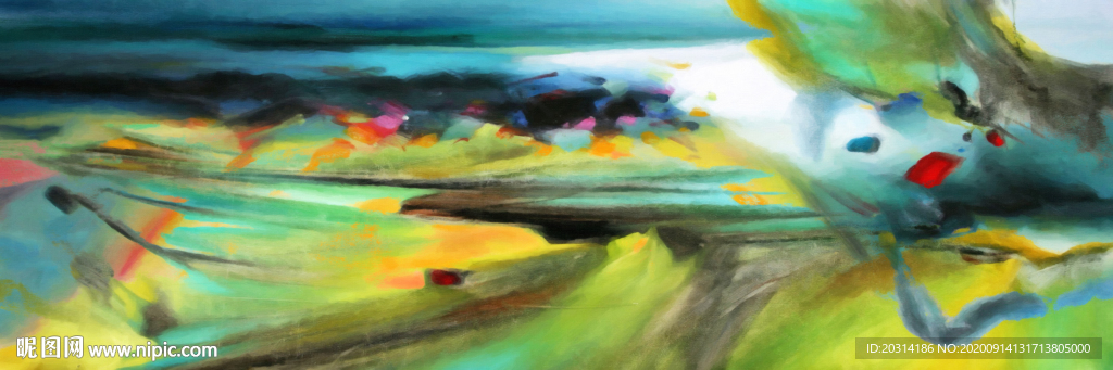 仿真抽象油画图片素材