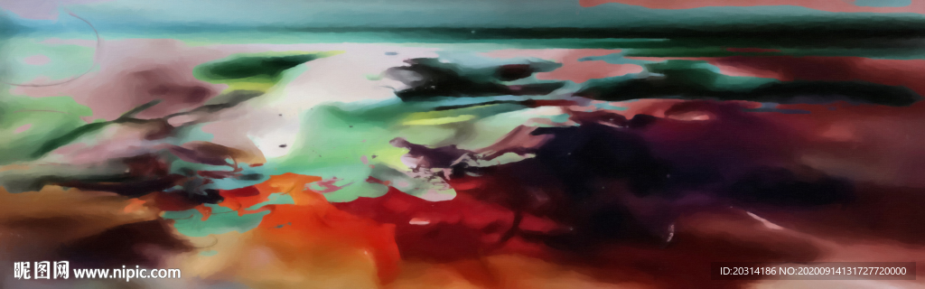 抽象油画