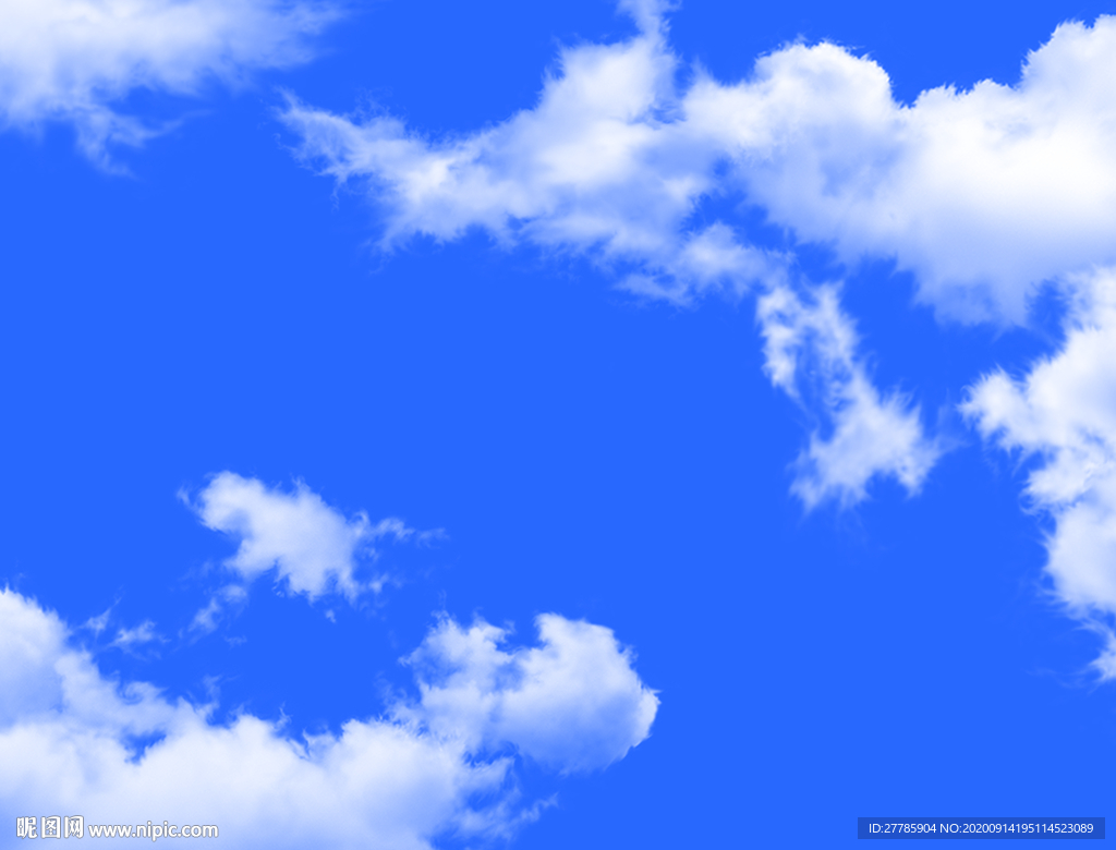 蓝天白云风景