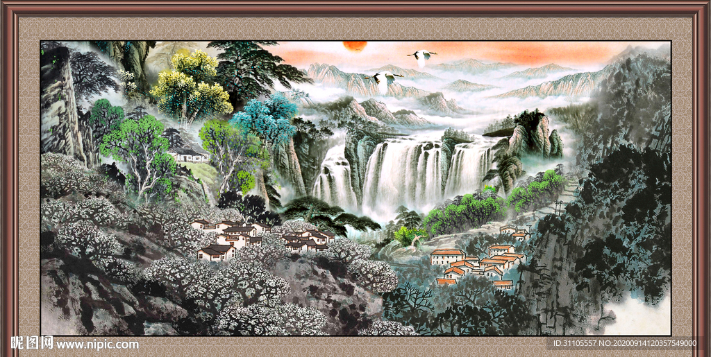 国画山水