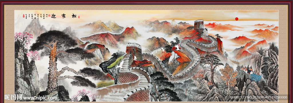 山水画 水墨山水画 意境山水画