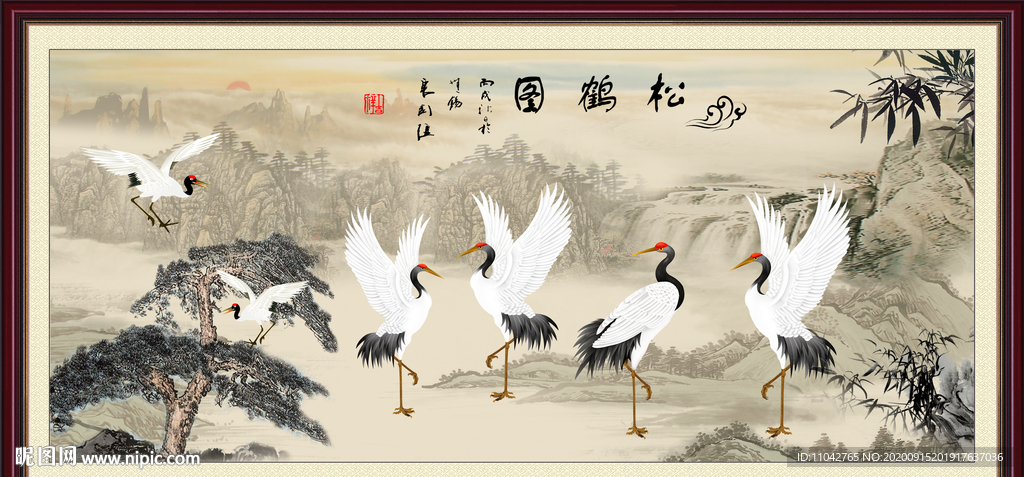 松鹤延年图