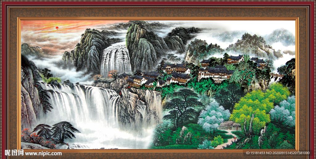 山水风景图
