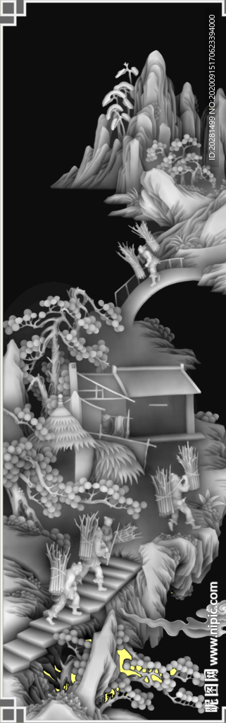 樵夫灰度图