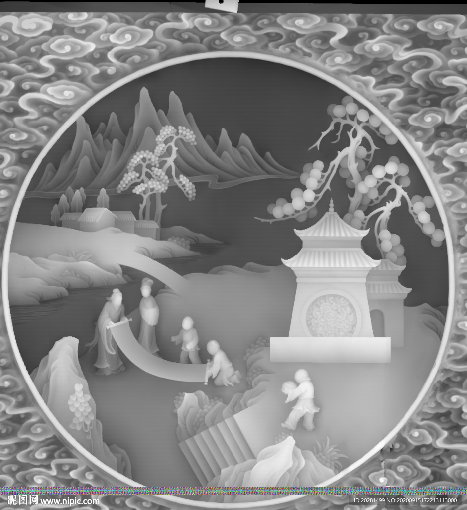 山水人物