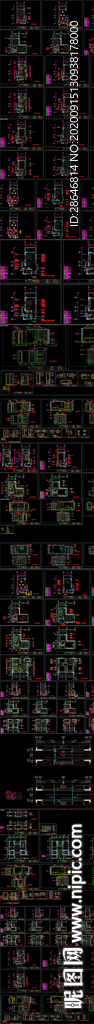 多种形式箱式电梯CAD图纸