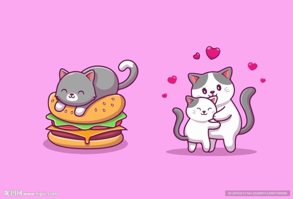 卡通猫咪