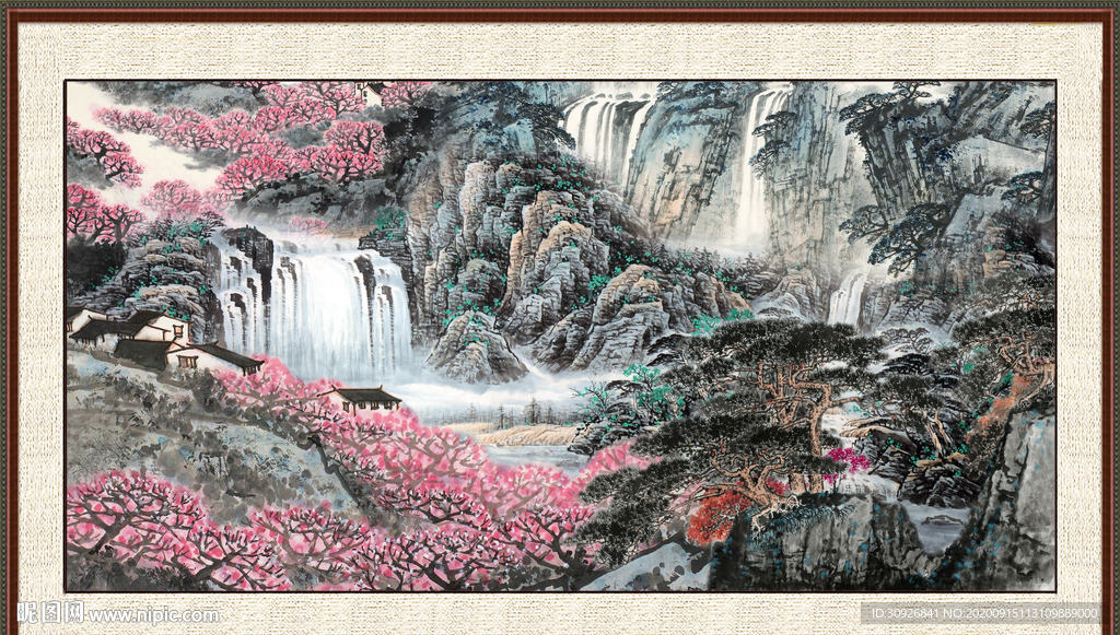 巨幅山水画