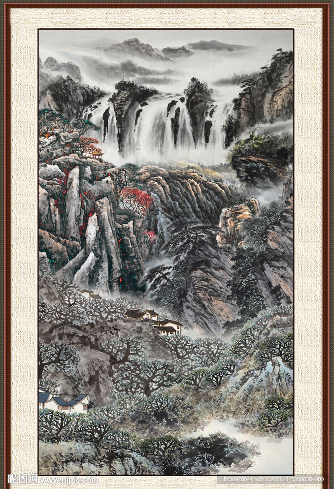 巨幅山水画
