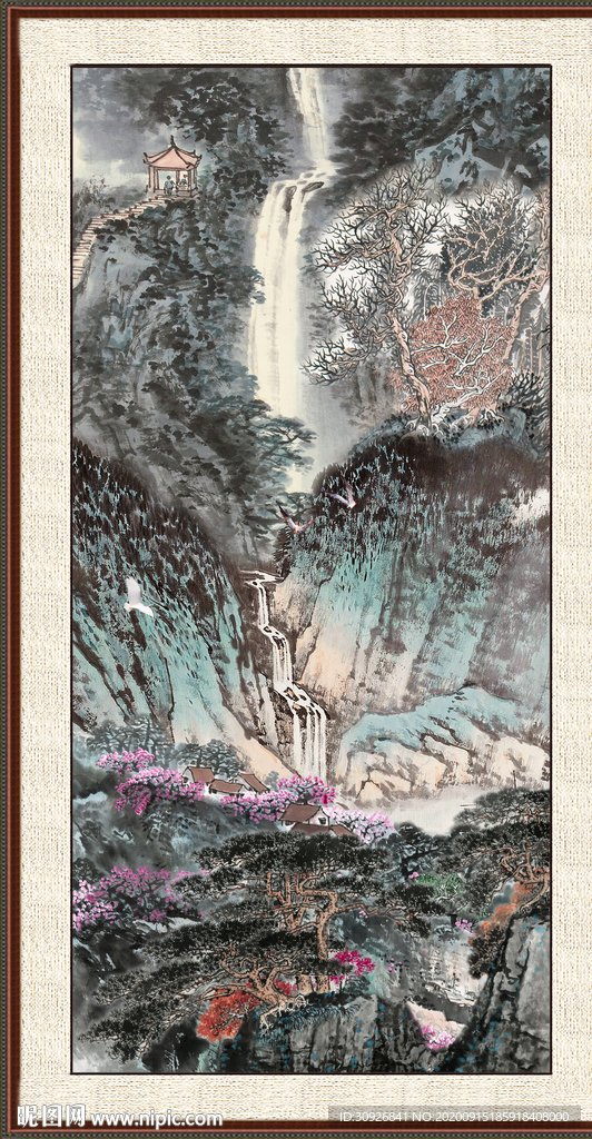 巨幅山水画
