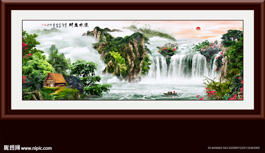 山水画 水墨山水画 意境山水画