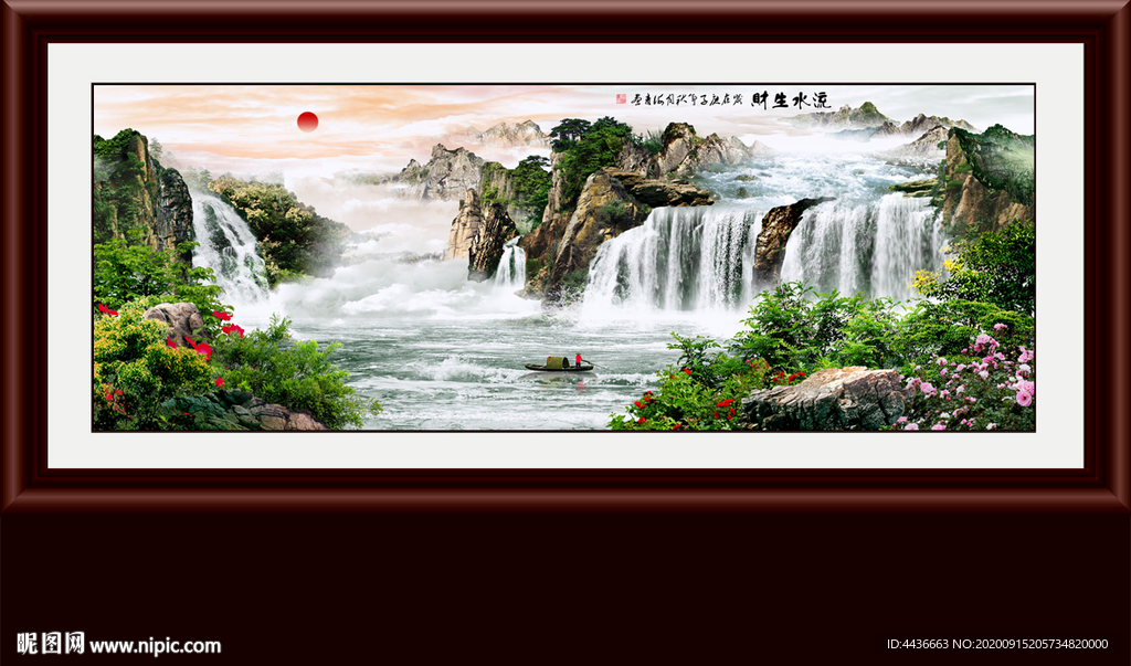 山水画 水墨山水画 意境山水画