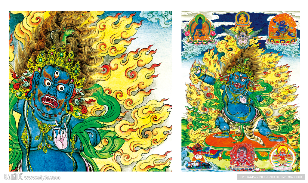 马头明王唐卡
