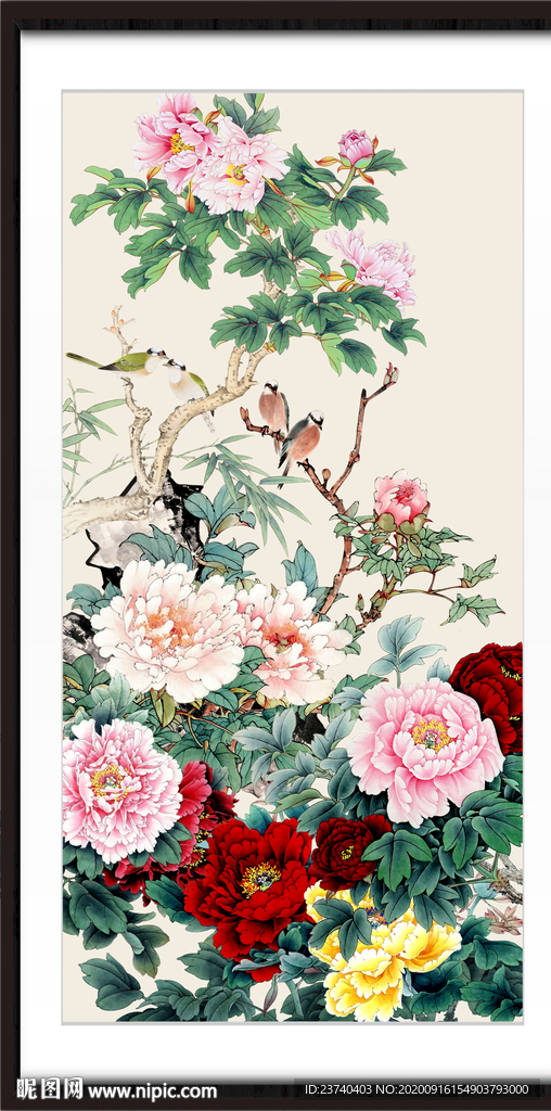 牡丹花开富贵