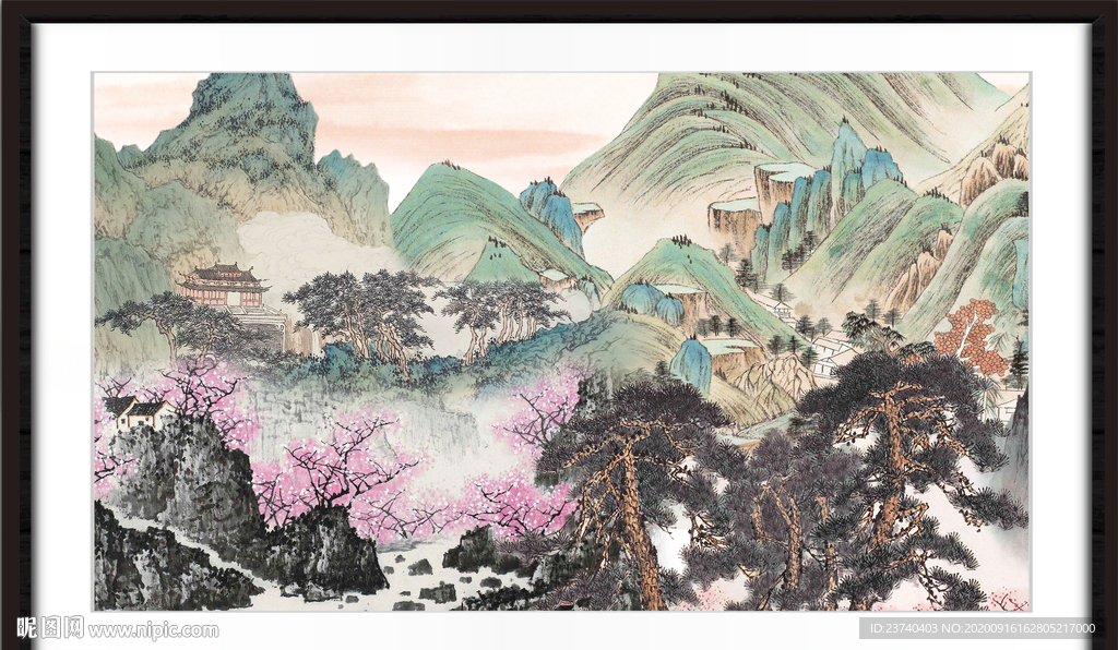 中国画山水