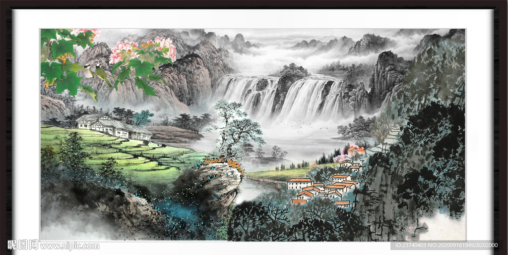 中国画山水