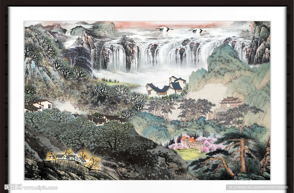中国画山水