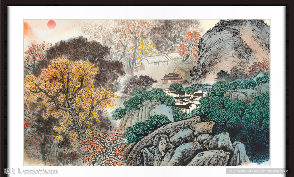 中国画山水