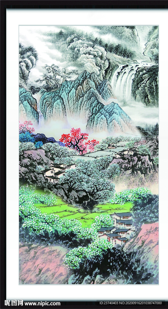 中国画山水