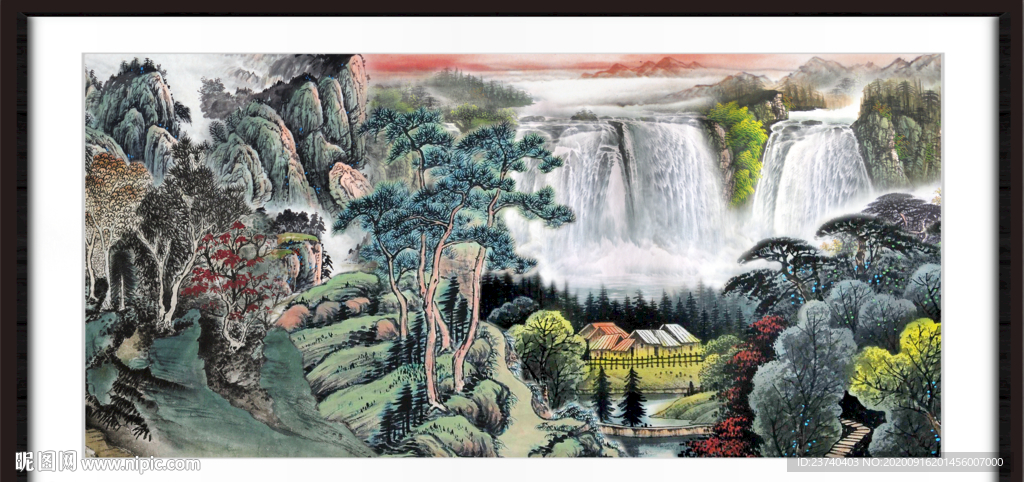中国画山水