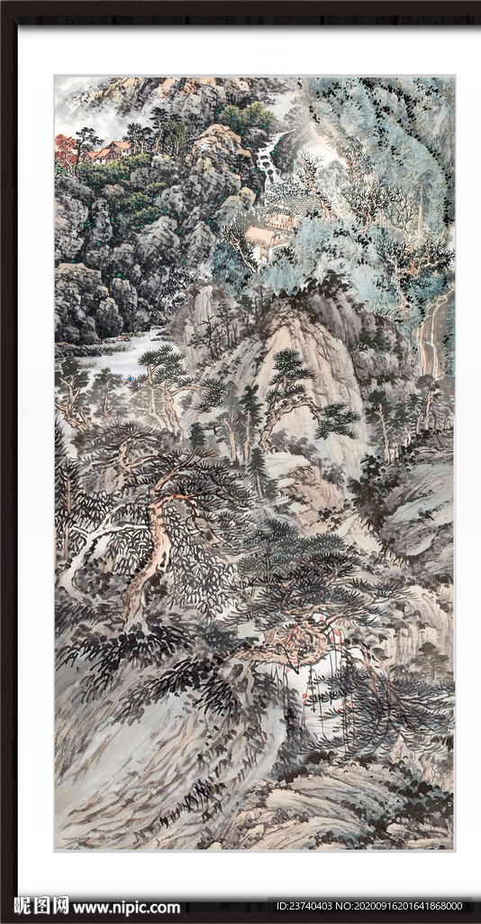 中国画山水