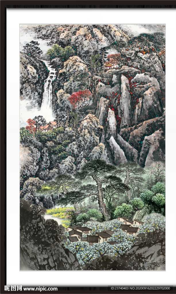 中国画山水