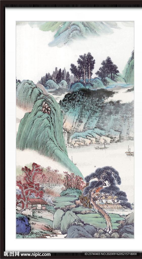 中国画山水