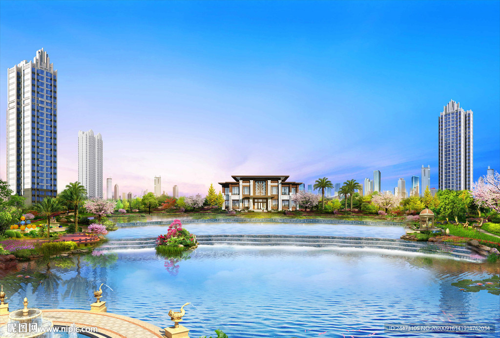 湖景 园林