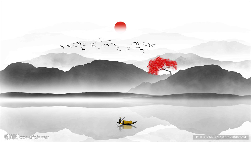 新中式山水
