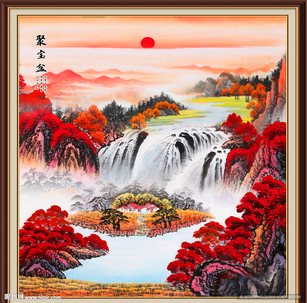 山水画 水墨山水画 意境山水画