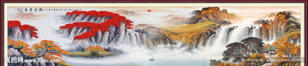 山水画 水墨山水画 意境山水画