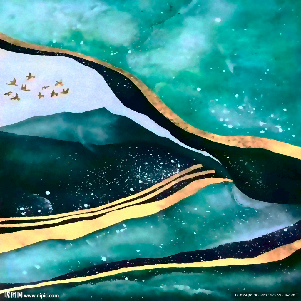 抽象油画