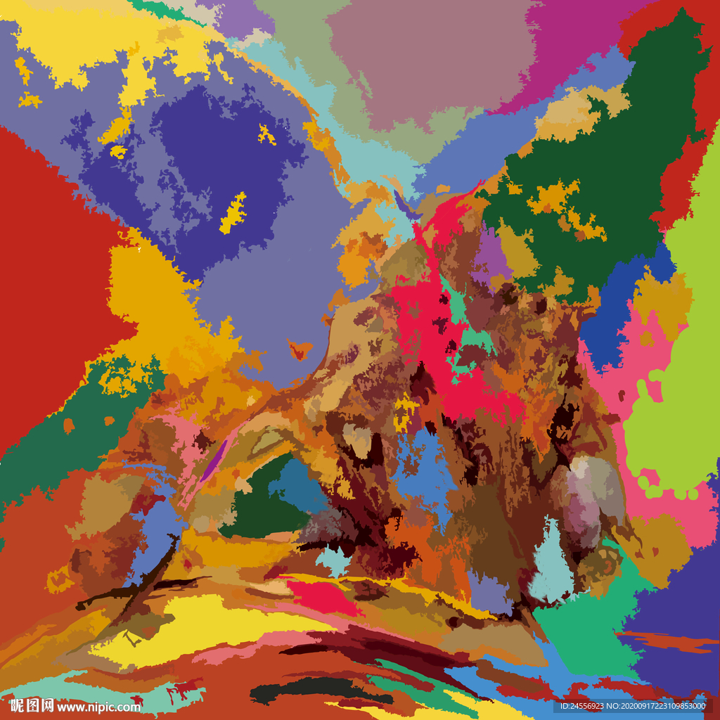 抽象油画抽象装饰画