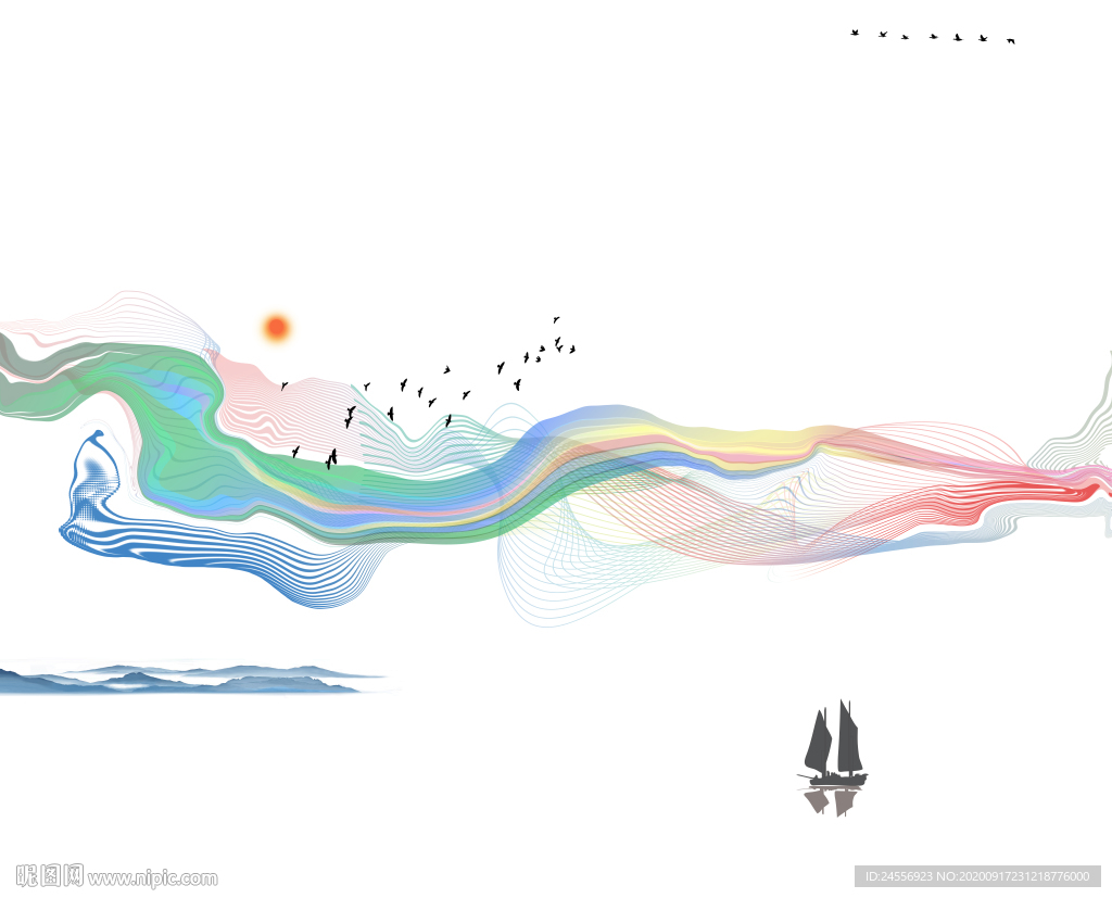 水墨画意境山水画意境山水画