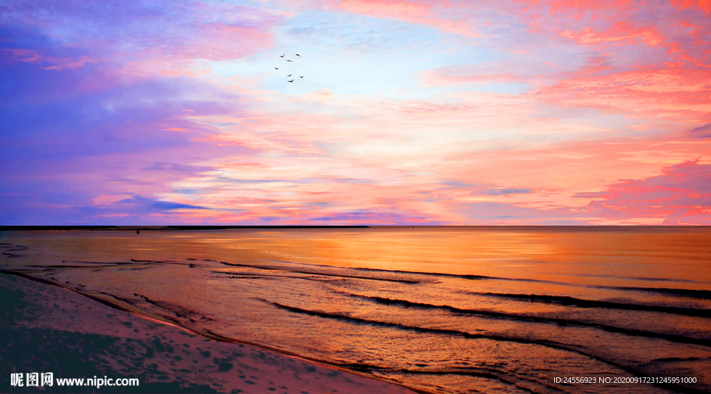 油画风景意境山水画