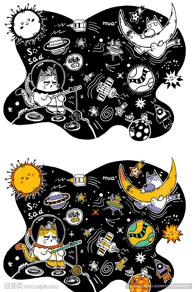 外星猫咪创意
