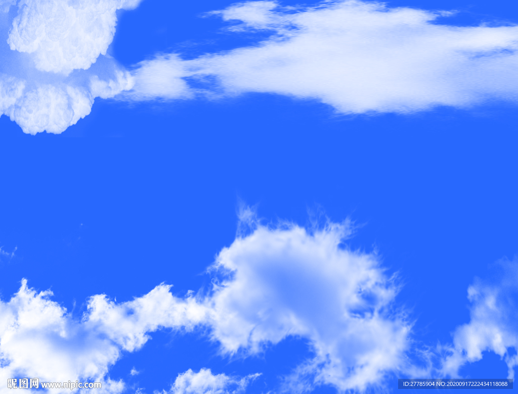 蓝天白云风景