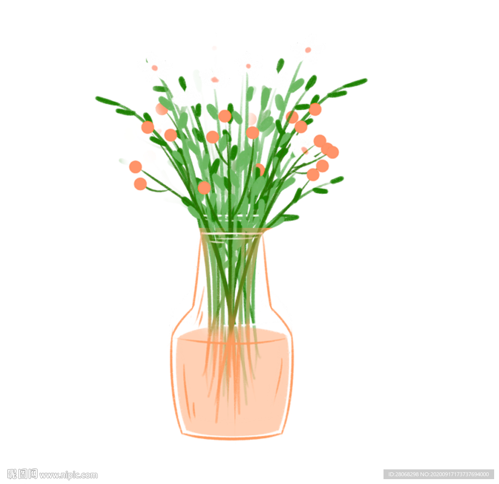 插画手绘植物