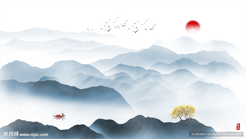 山水画