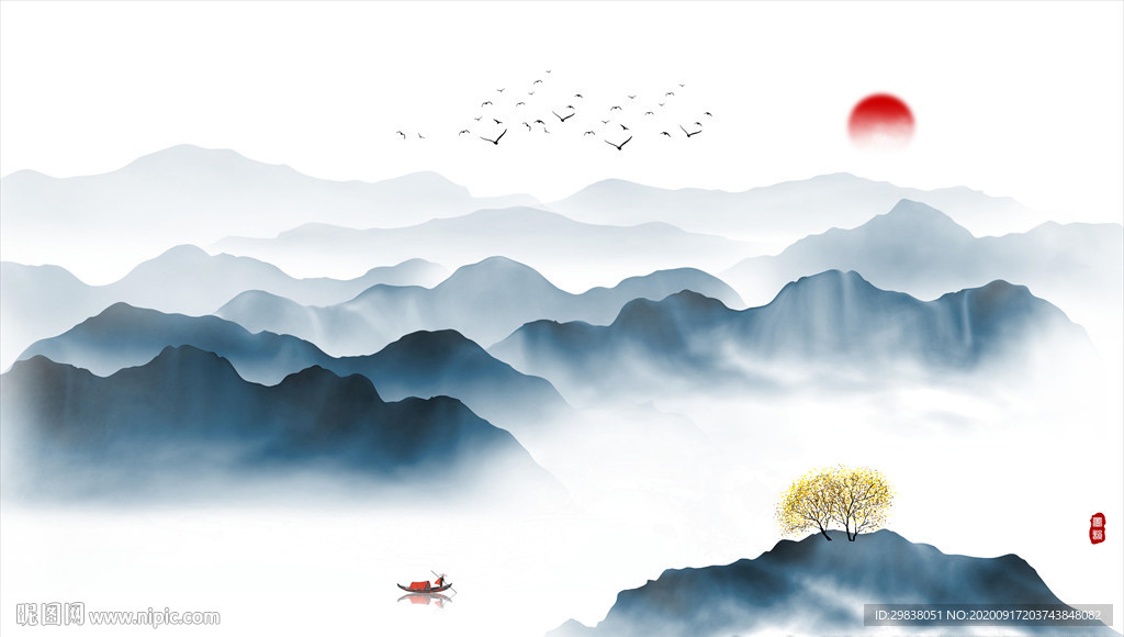 水墨山水