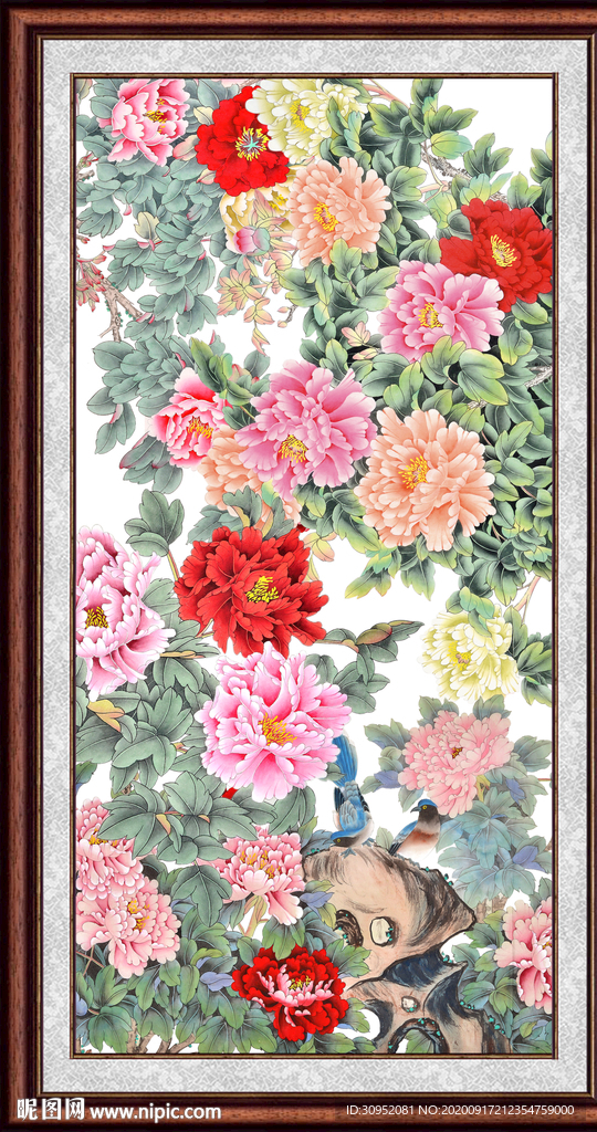 花开富贵牡丹