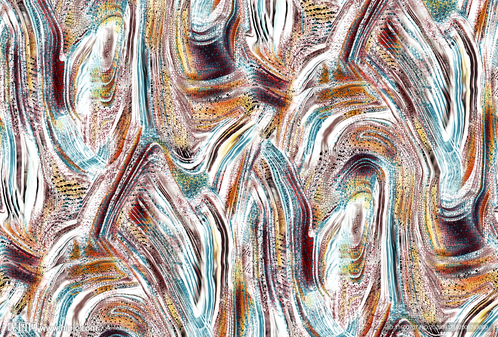 个性数码印花图案