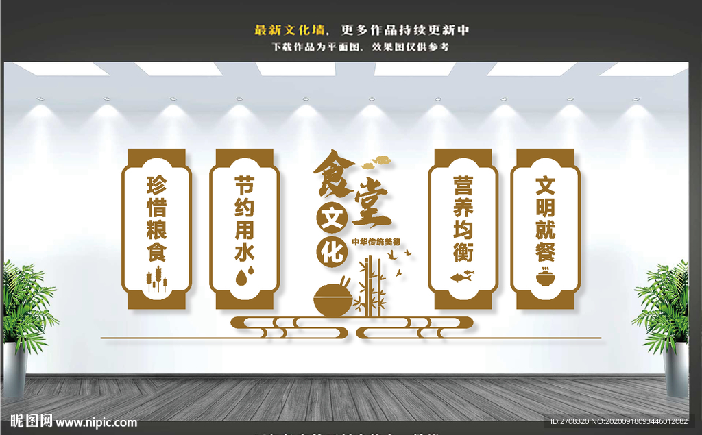 食堂文化 餐厅文化墙