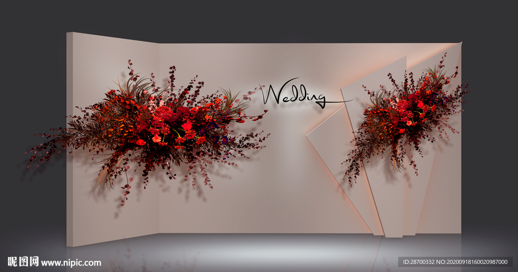 简约婚礼效果图