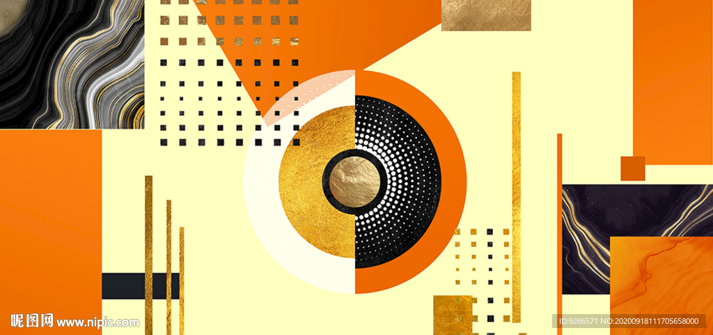 几何抽象装饰画