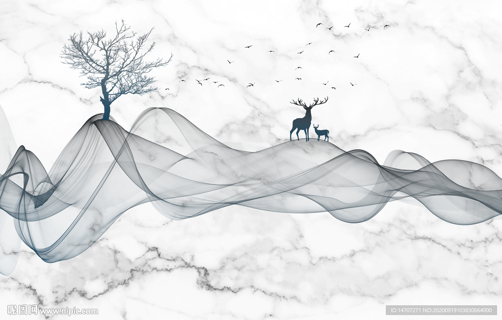 大理石纹背景墙