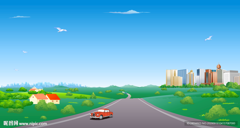 新中式油画风景山水画意境山水画