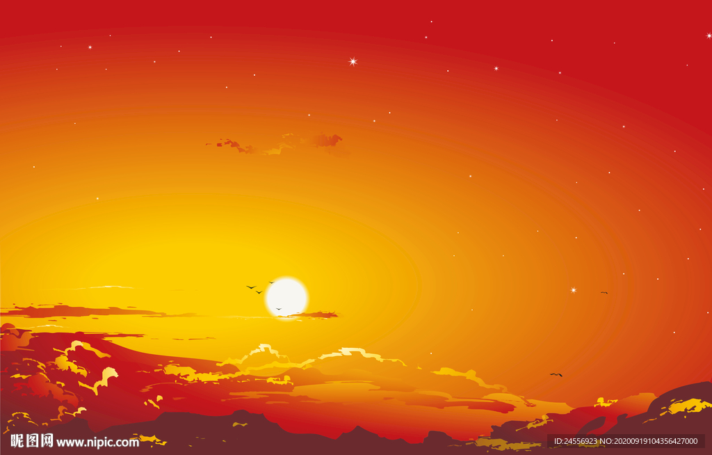 新中式油画风景山水画意境山水画